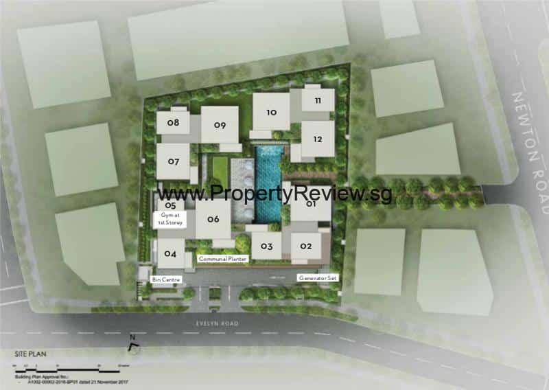 10 Evelyn Siteplan
