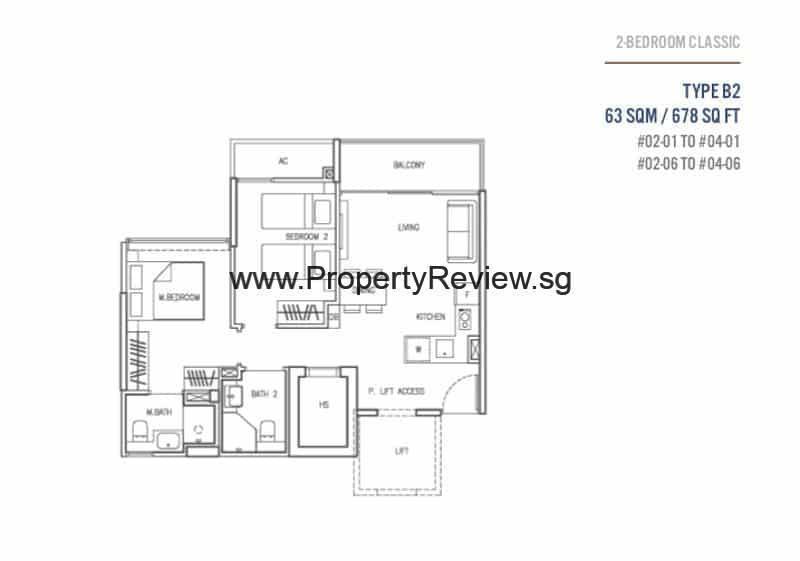 2 Bedroom - Type B2