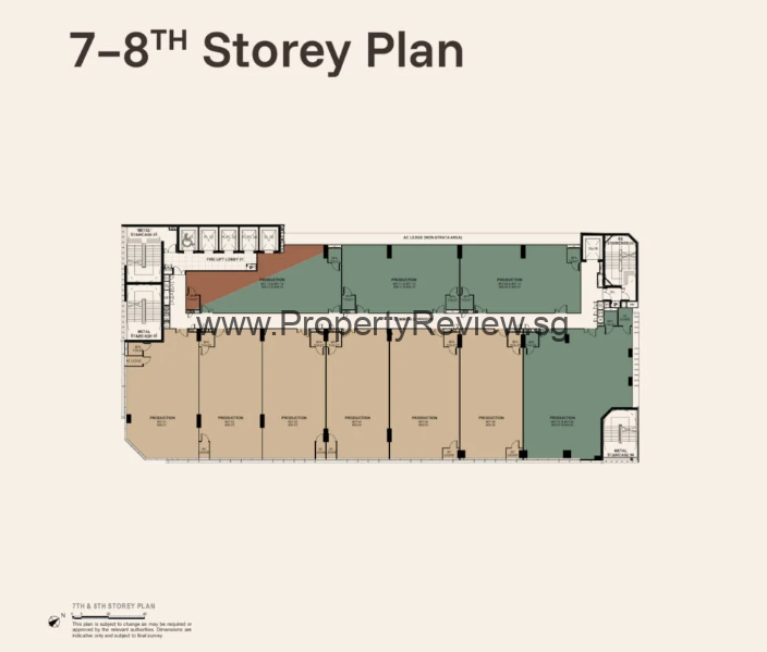 Generations @ Tannery 8 7th-8th Floor Plan