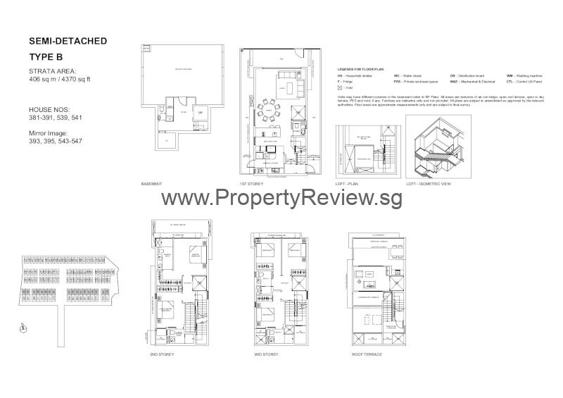 Belgravia Ace Floor Plan - Semi D - Type B