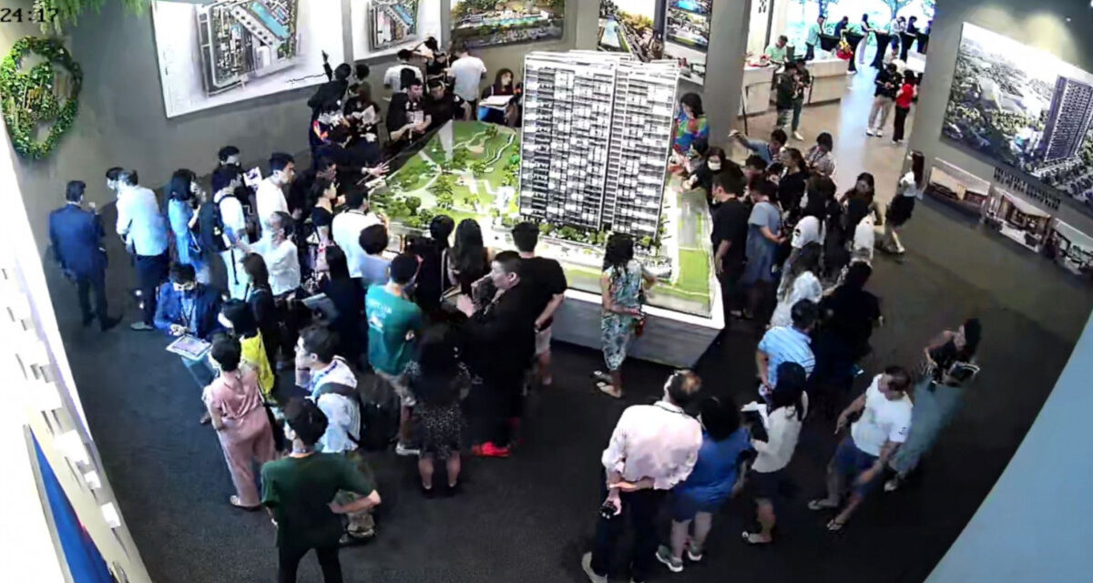 Blossoms By The Park Preview sold 73% on preview day