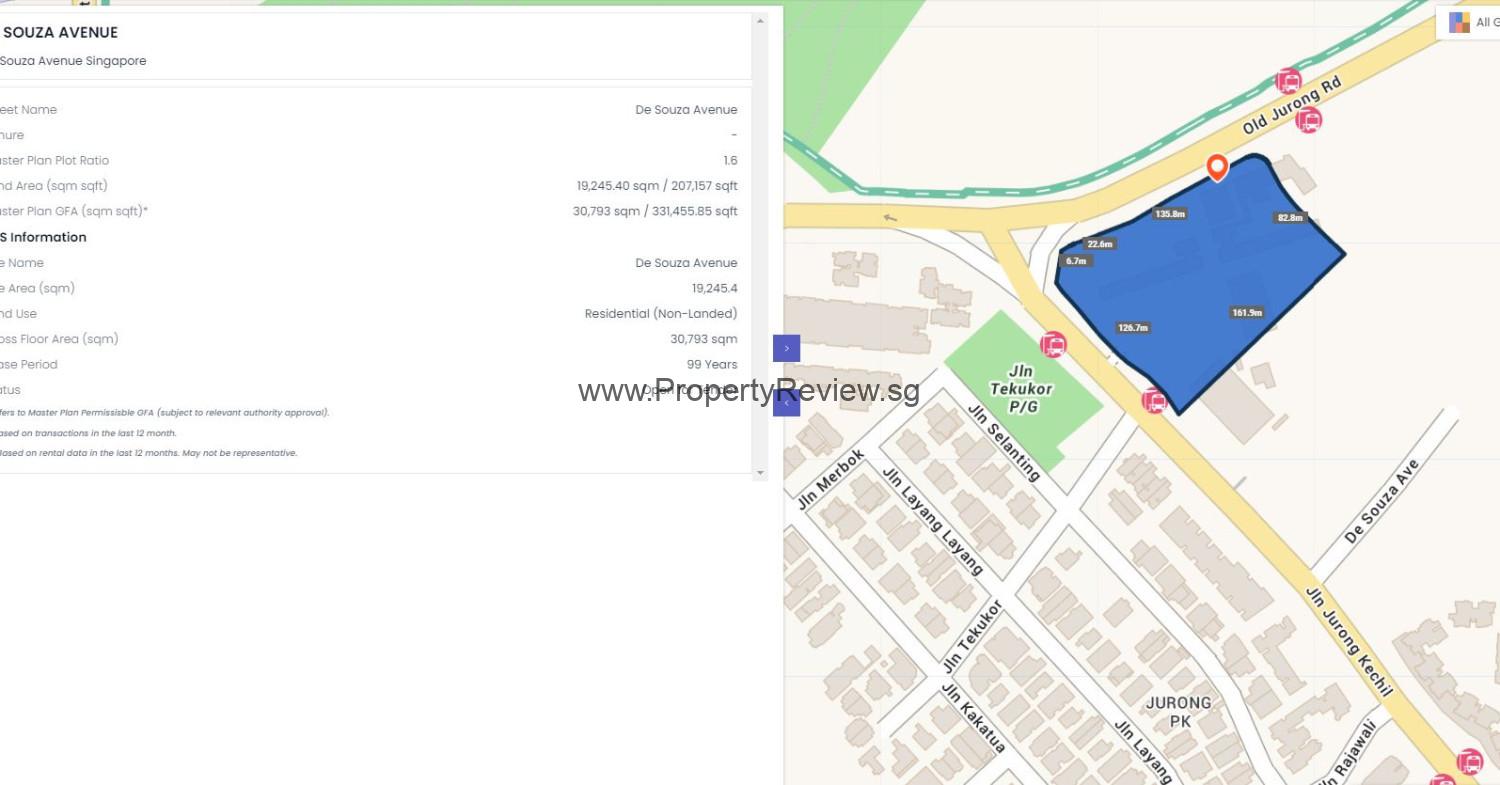 URA launched Tender for De Souza Avenue and Canberra Crescent GLS Site 1 De Souza Avenue
