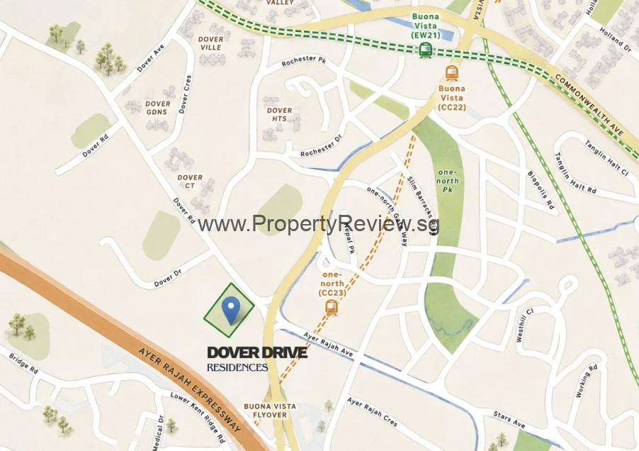 Dover Drive Residences 5 Dover Drive Residences_location