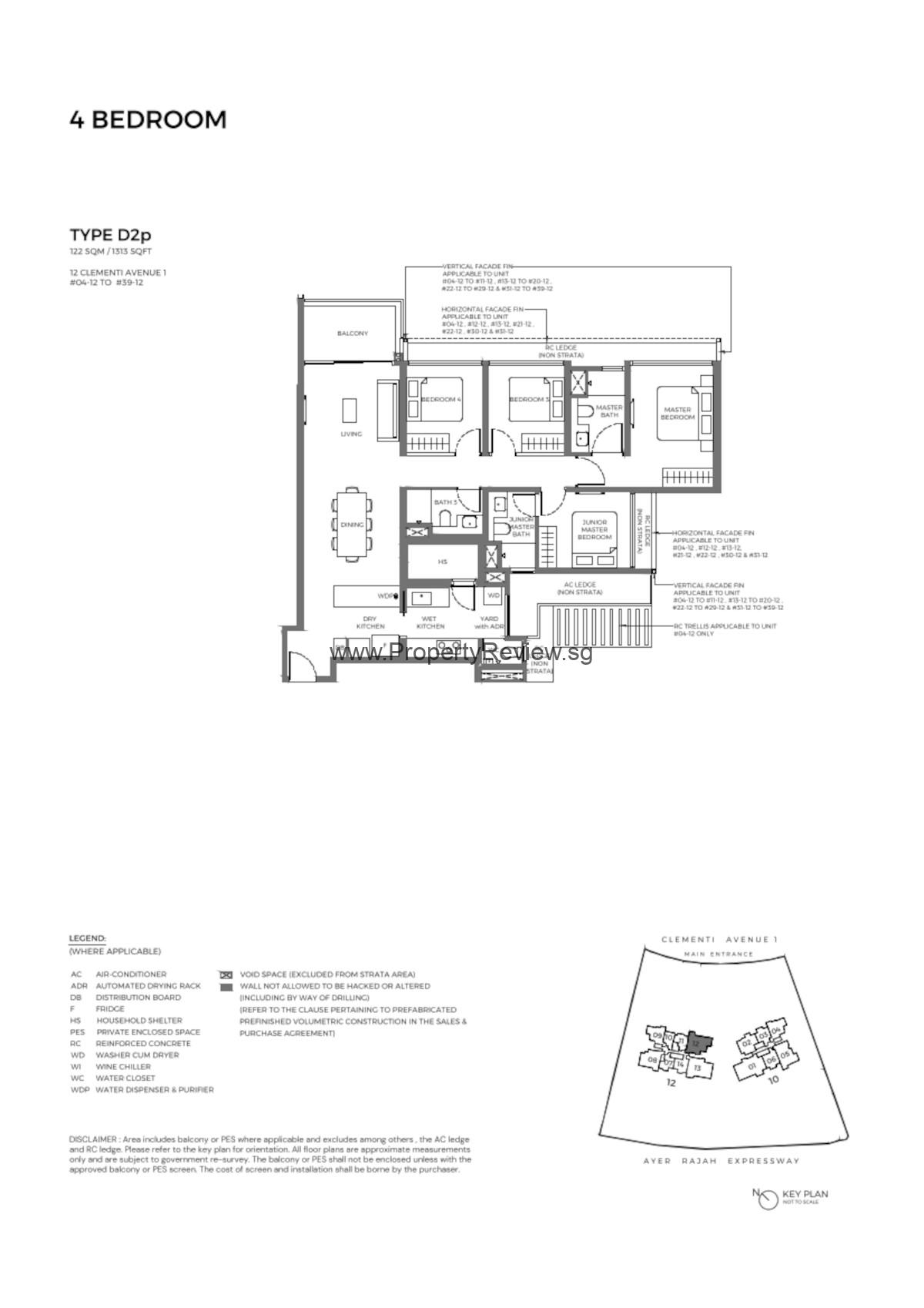 Elta 4 Bedroom Floor Plan