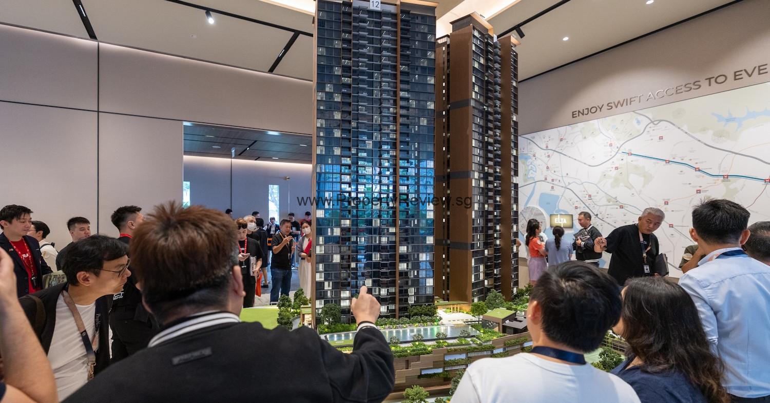 Elta Preview sold 65% at average $2,537psf 1 Elta Showflat