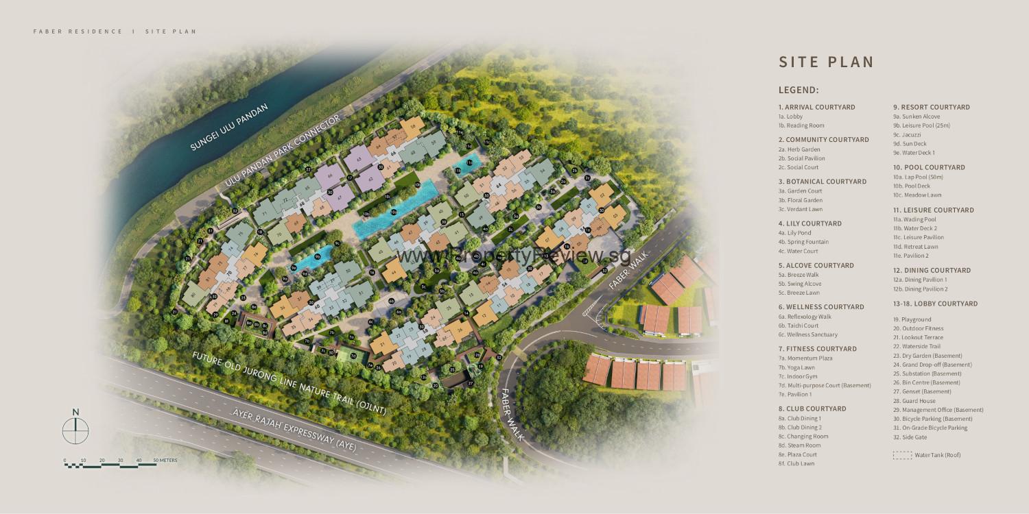 Faber Residences Sitemap