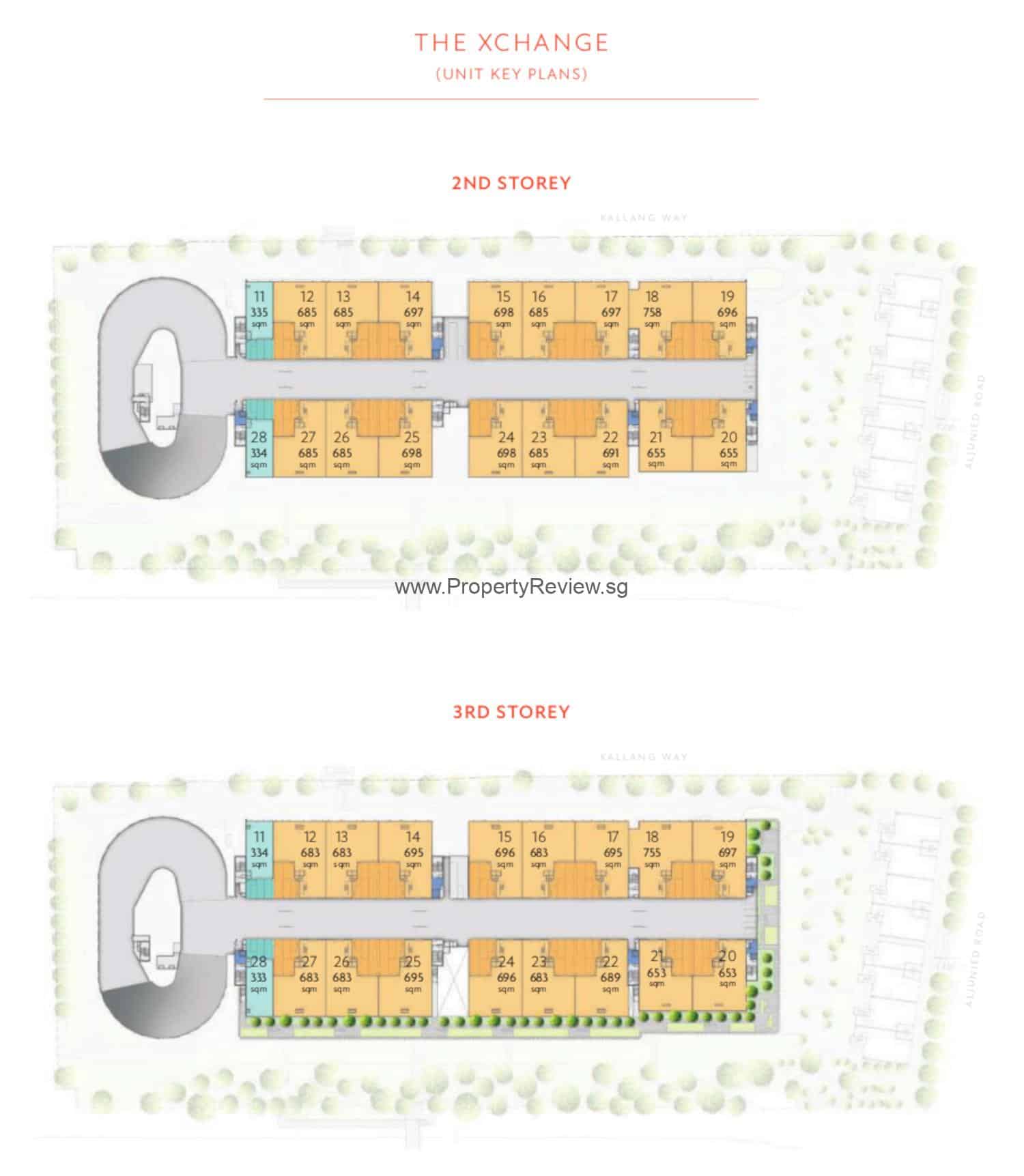 Gourmet Xchange Level 2 and 3 Floor Plan