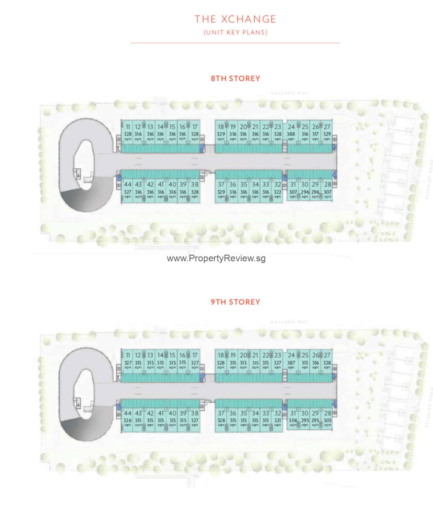 Gourmet Xchange Level 8 and 9 Floor Plan