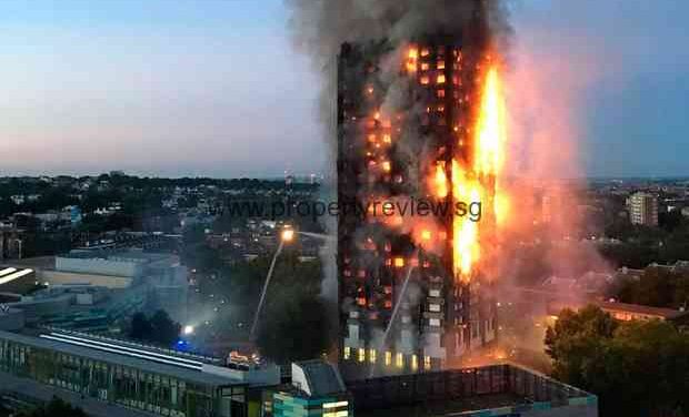 Cladding in Singapore not fire hazards