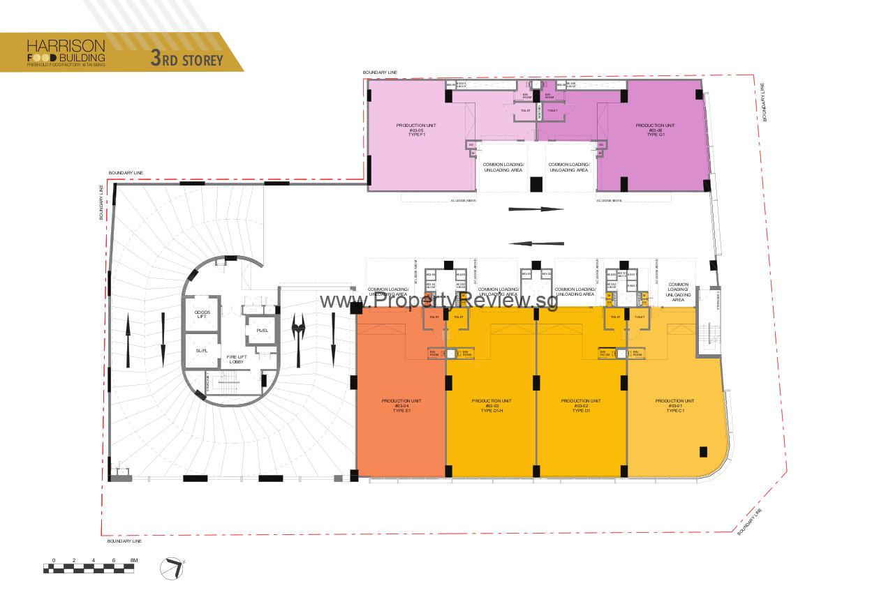 Harrison Food Building #3 Floor Plan