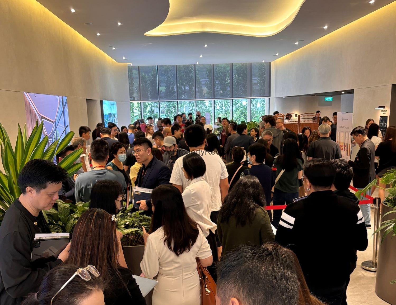 Hillhaven sold about 33% of Phase 1 release units 1 Hillhaven Showflat