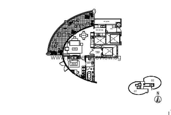 iliv @ Grange 4 iLiv @ Grange Floor Plan 1+1