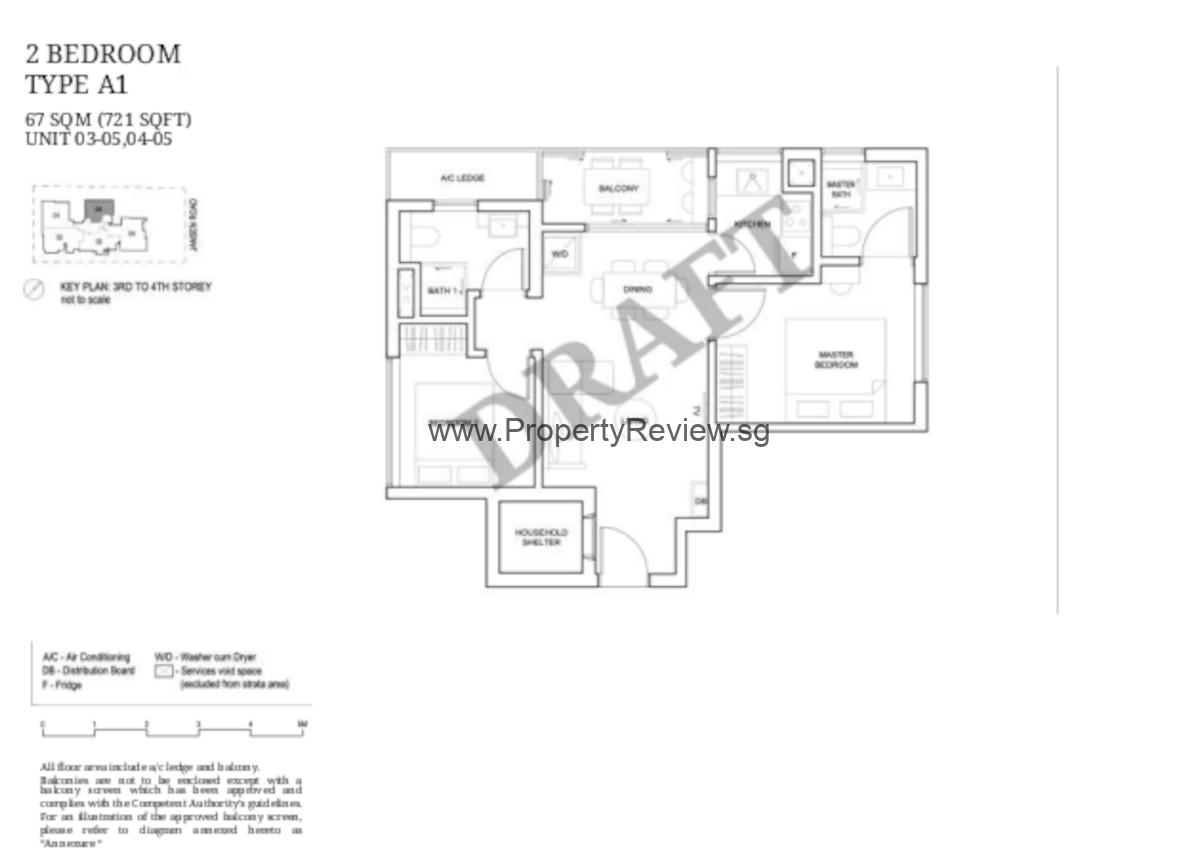 Jansen House 2 Bedrooms Floor Plan