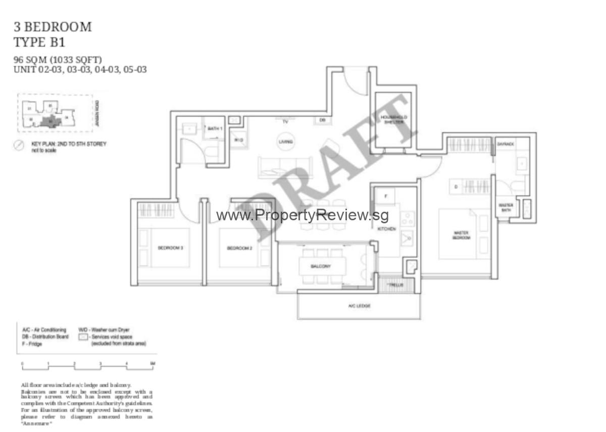 Jansen House 3 Bedrooms Floor Plan