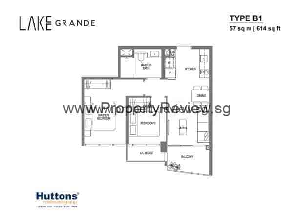 Lake Grande Floor Plan 2RM