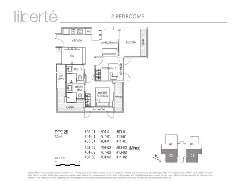 Liberte @ Sarkies 3 Liberte @ Sarkies Floor Plan