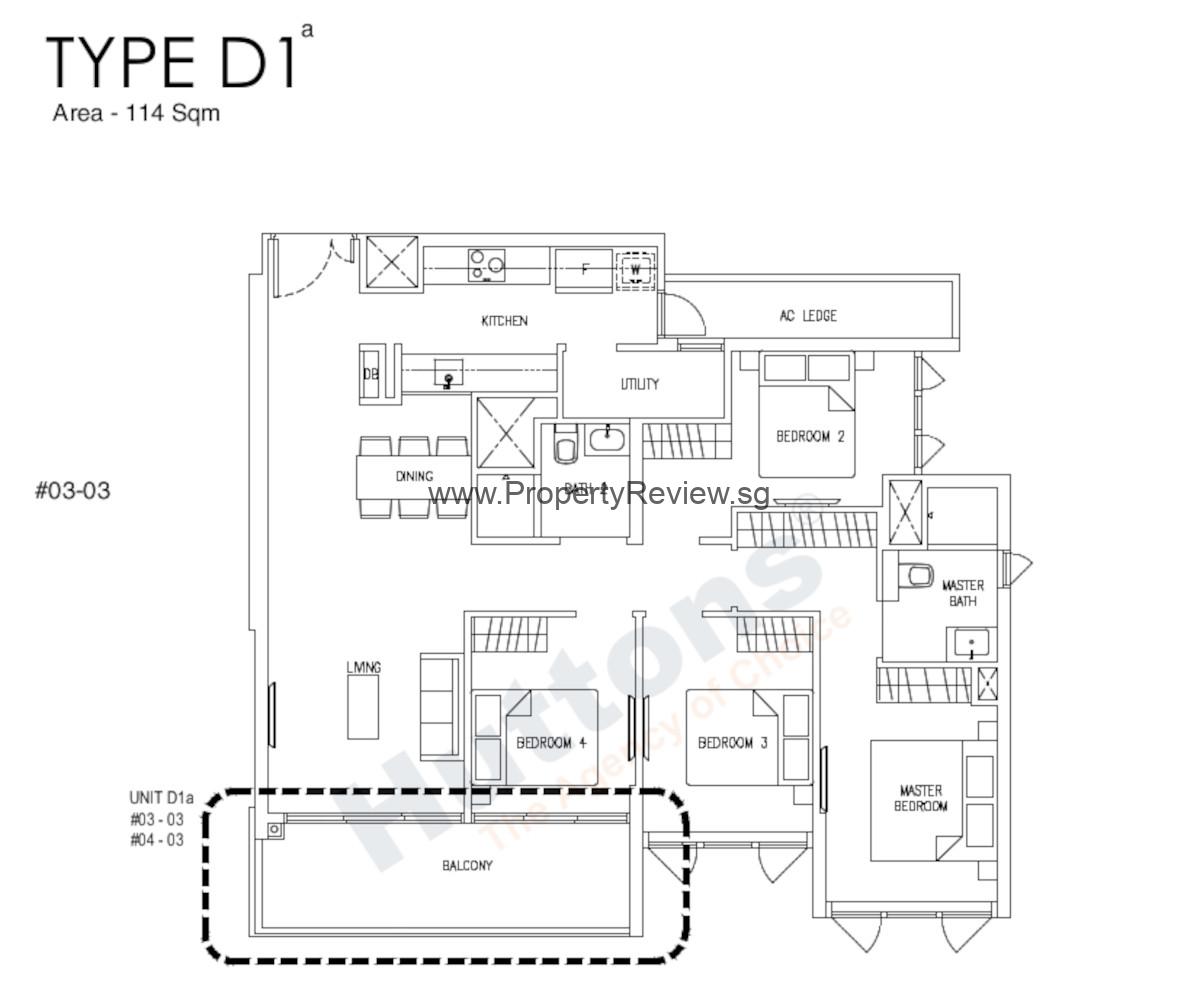 Mattar Residences 9 Mattar Residences 4 Bedrooms Floor Plan
