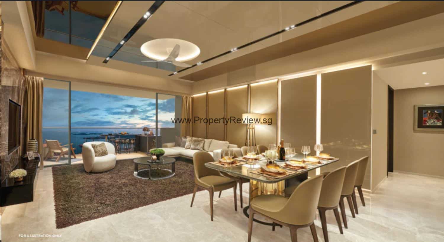 Newport Residences Living Room
