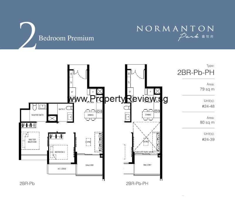 Normanton Park 8 Normanton Park 2 Bedrooms Floor Plan
