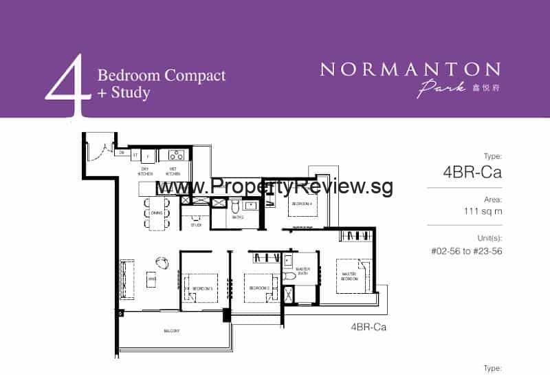Normanton Park 10 Normanton Park 4 Bedrooms Floor Plan