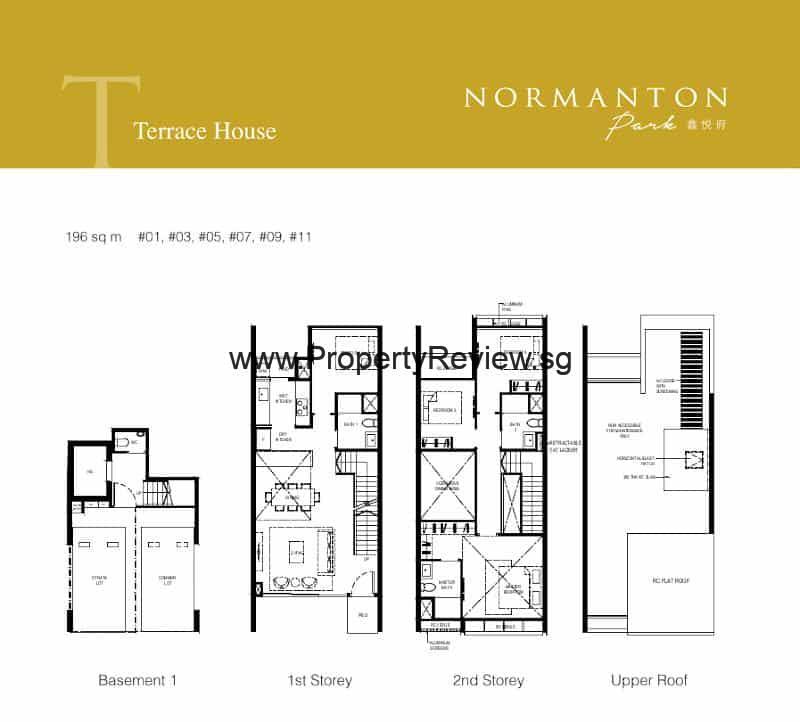 Normanton Park 11 Normanton Park Terrace House Floor Plan 1