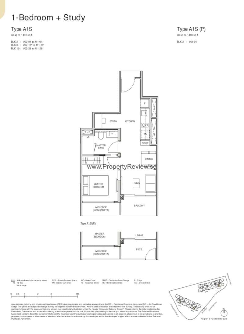Norwood Grand 1+1 Floor Plan