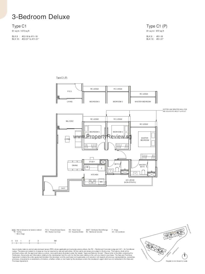 Norwood Grand 3 Bedrooms Floor Plan