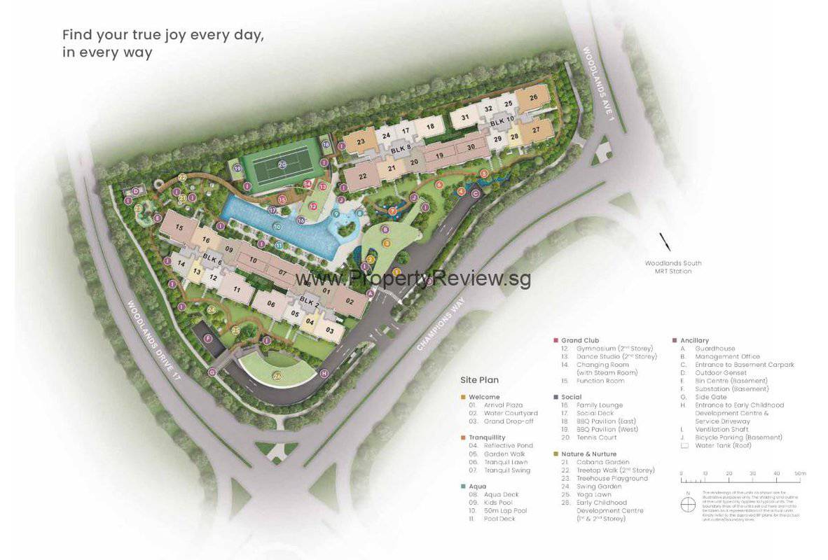 Norwood Grand Sitemap
