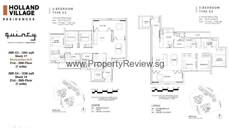 One Holland Village Residences Showflat Brochure Floor Plan