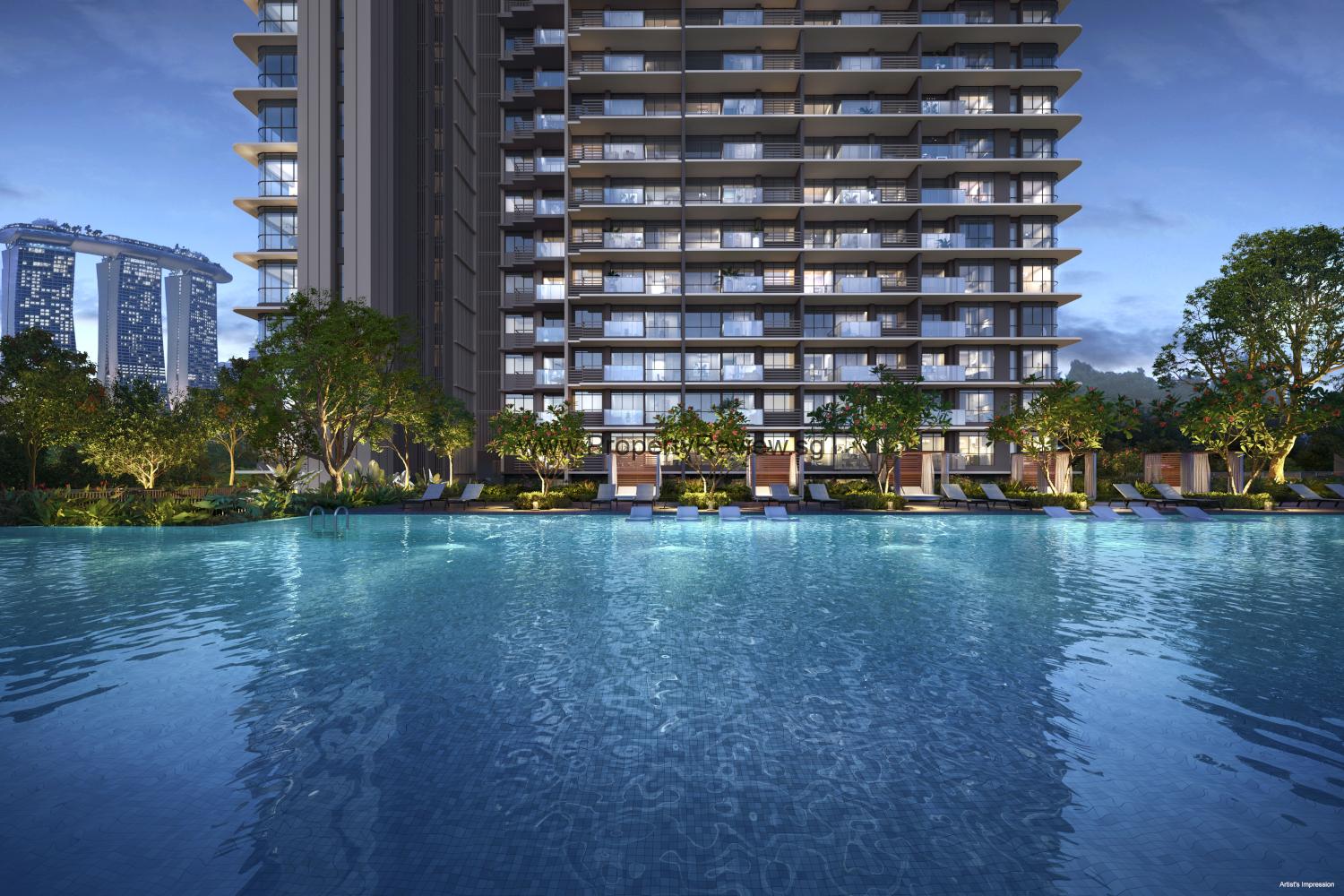 One Marina Gardens Pool