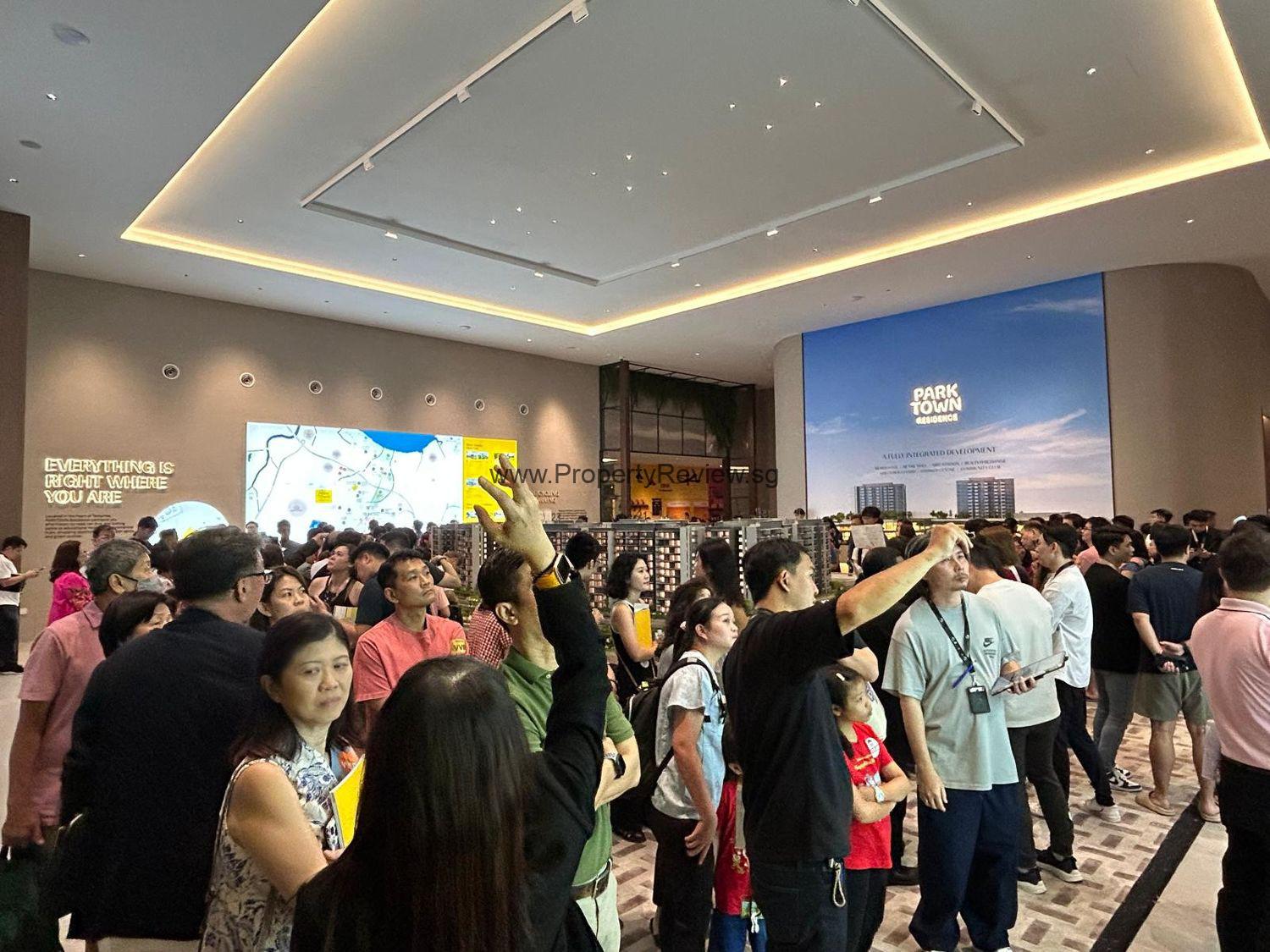 Aurelle of Tampines EC Preview Draws more than 9000 Visitors 3 Parktown Residence Showflat