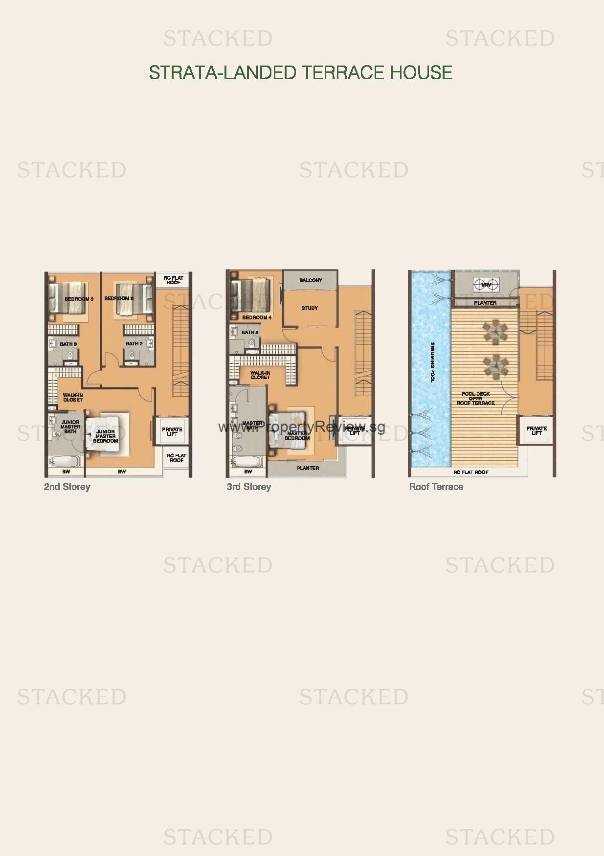 Residences At Emerald Hill floor plan