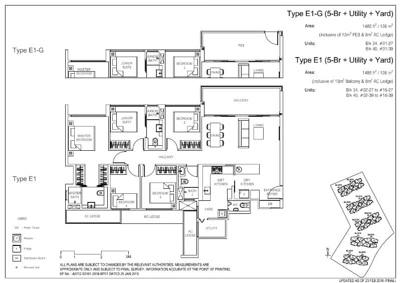 5 Bedrooms Floor Plan