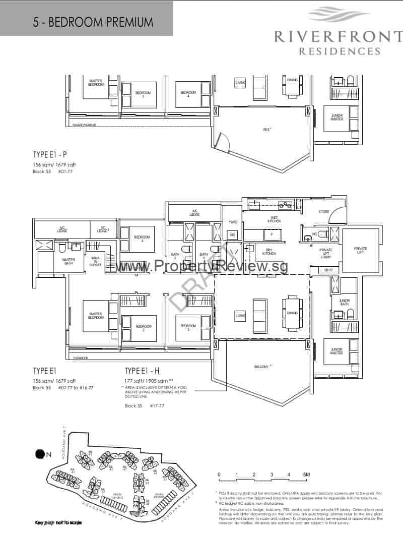 5 Bedrooms Floor Plan
