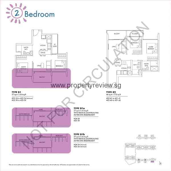 Sol Acres 2 Bedroom Floor Plan