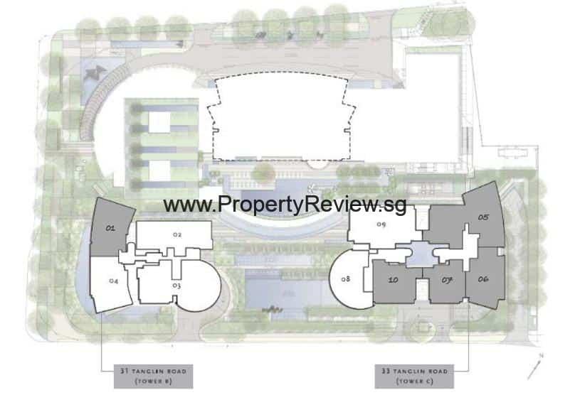 St Regis Residences Siteplan