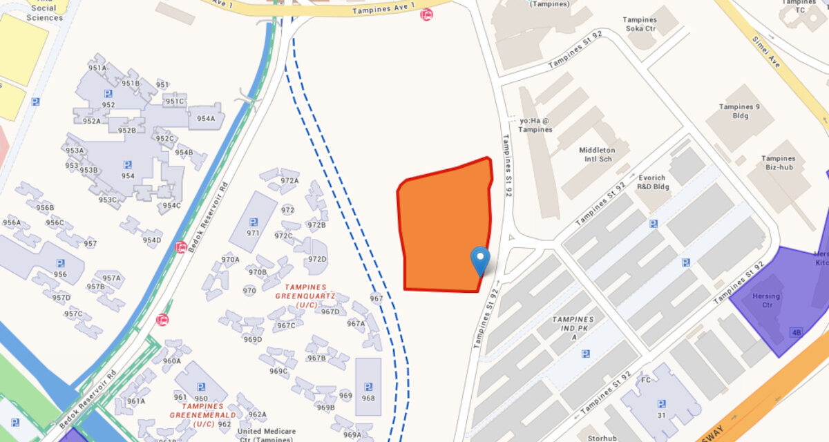 Tampines Street 95 EC GLS TOP Bid Submitted by Sim Lian Group