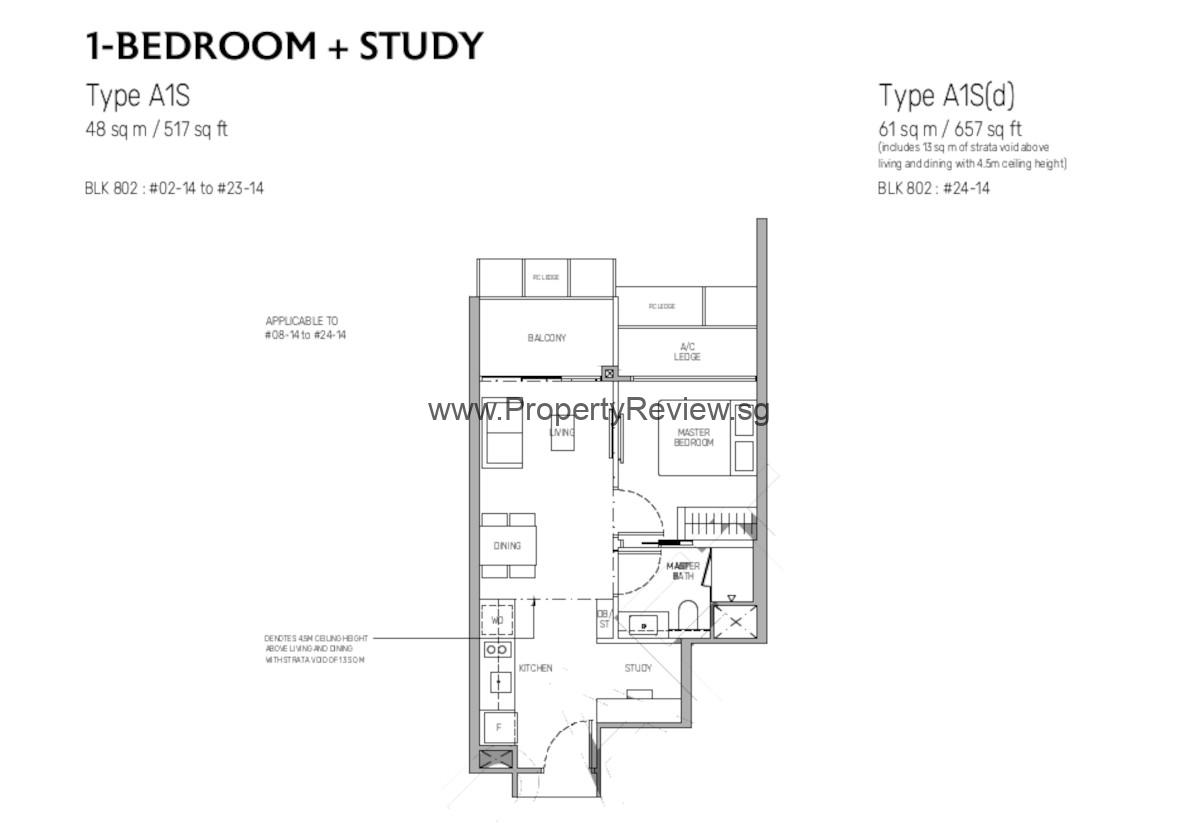 The Myst Floor Plan 1+1