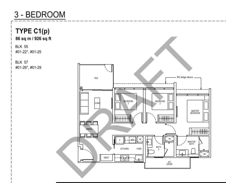 The Tapestry Floor Plan 3RM Singapore Property Review