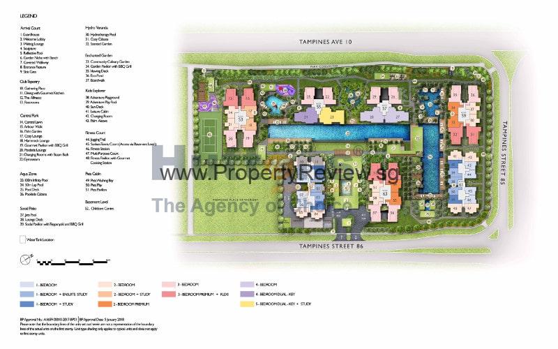 The Tapestry Siteplan