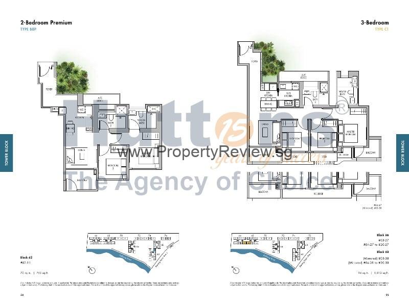 The Tre Ver Condo At Potong Pasir Showflat Brochure Floor Plan