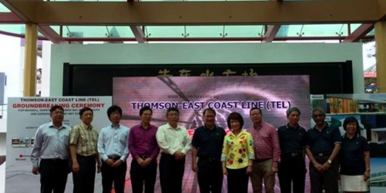 Construction Work on last 5 MRT Stations of Thomson-East Coast Line Starts