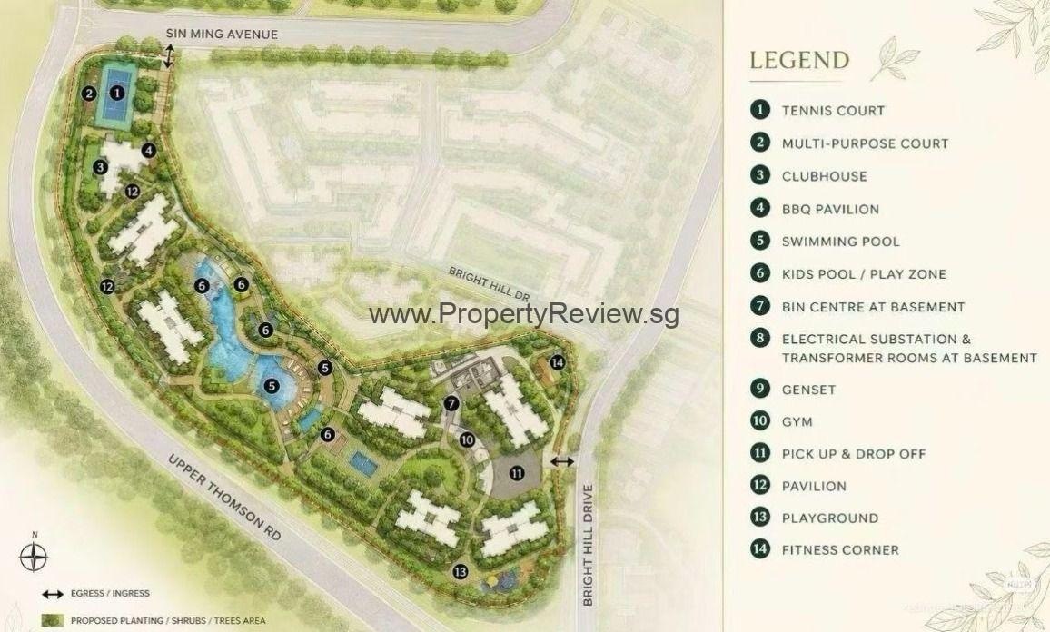 Thomson Reserve 5 Site Map