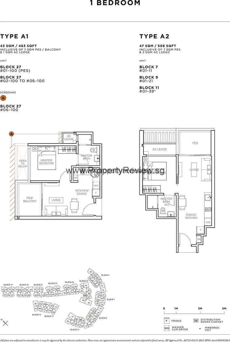 Sophia Hills Residences 6 Type A1 1 Bedroom