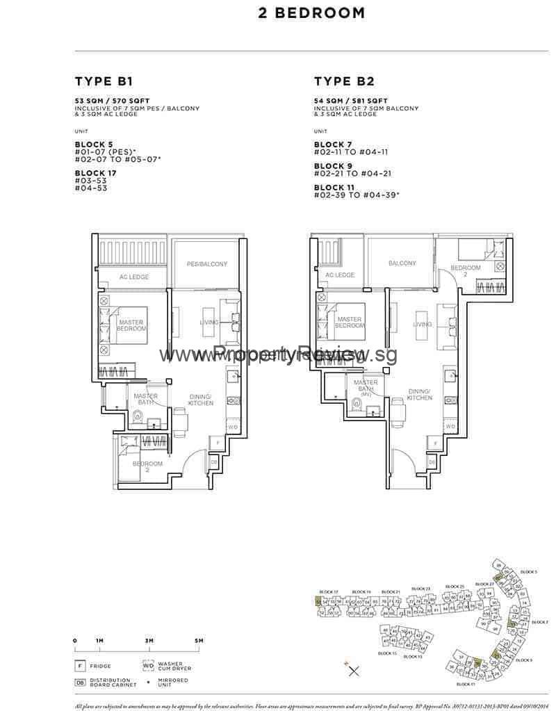 Sophia Hills Residences 7 Type B1 2 Bedrooms
