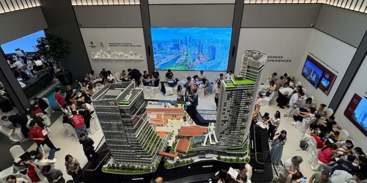 Union Square Residences sold 20% on Preview Day at Average $3200psf