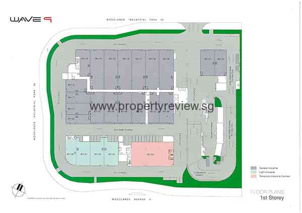 Wave 9 @ Woodlands 5 Wave 9 1st Storey Floor Plan