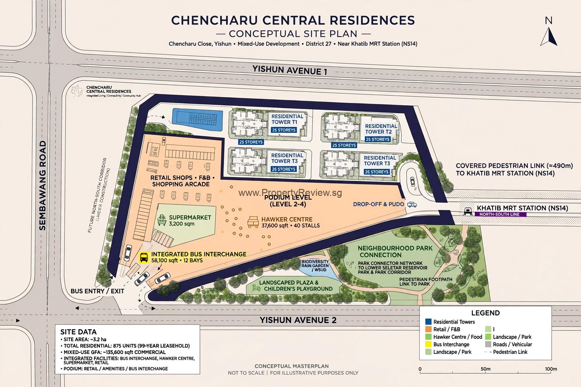 Chencharu Central Residences 6 chencharu_site_plan