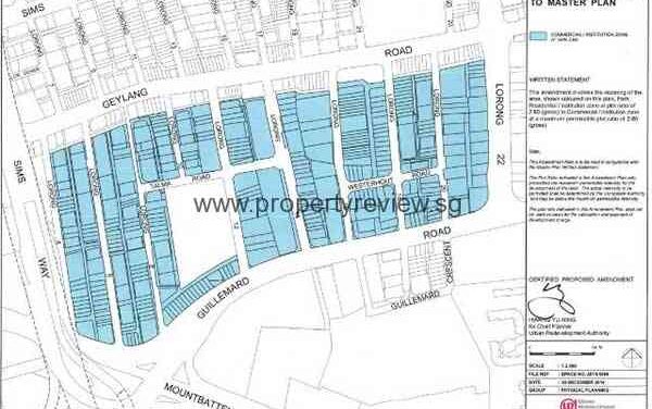 Geylang Rezone from Lorong 4 to 22