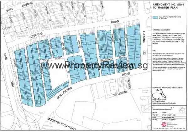 Geylang Rezone from Lorong 4 to 22 2 Geylang Proposed Rezoning Data